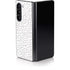 Elephant Print White Galaxy Z Fold5 5G Skin